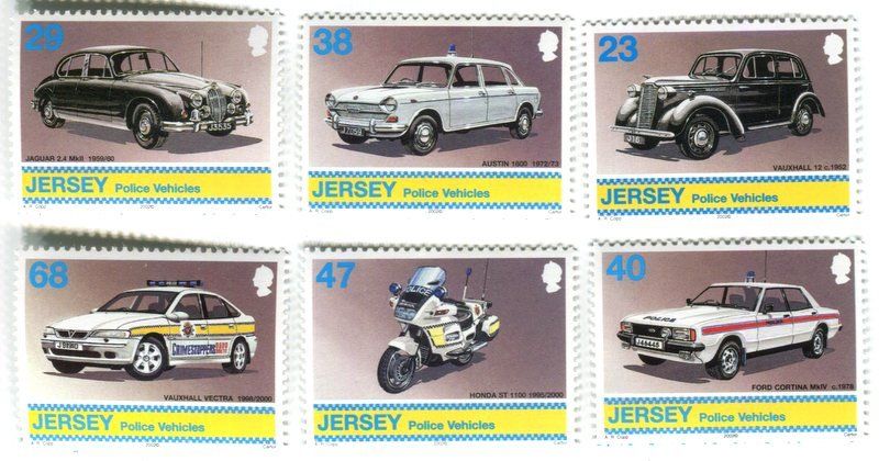 Tous les timbres: Briefmarken "Polizei". Jersey – Neuf avec emballage d'origine à Basel par Butsch5