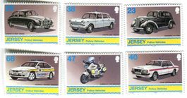 Briefmarken "Polizei". Jersey