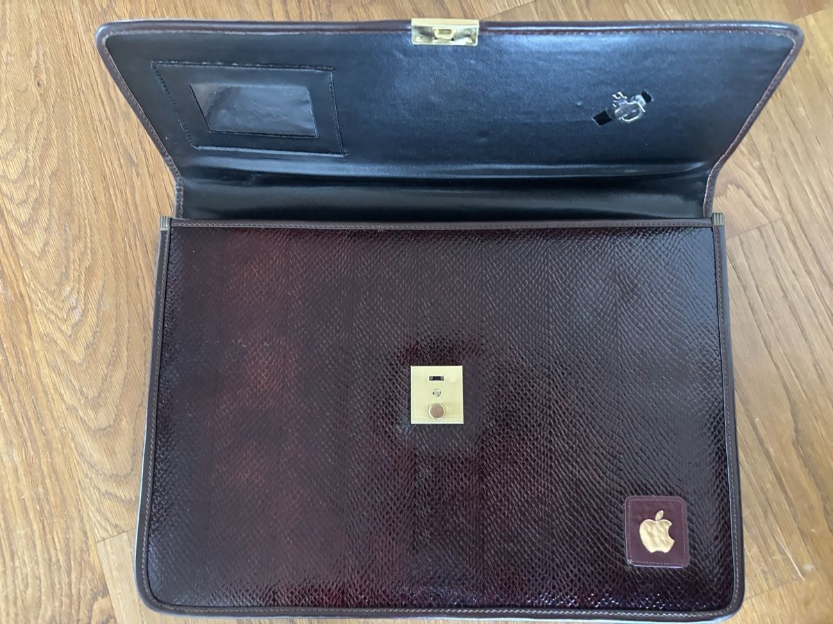 Taschen: Vintage Dokumentenmappe / Schreibmappe mit Apple-Logo – Neu (gemäss Beschreibung) aus Buchs SG von Leben2016 1