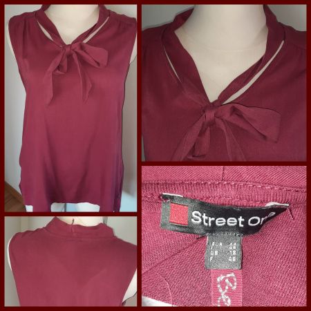 ***STREET ONE*** Blusentop rot Gr. 44
