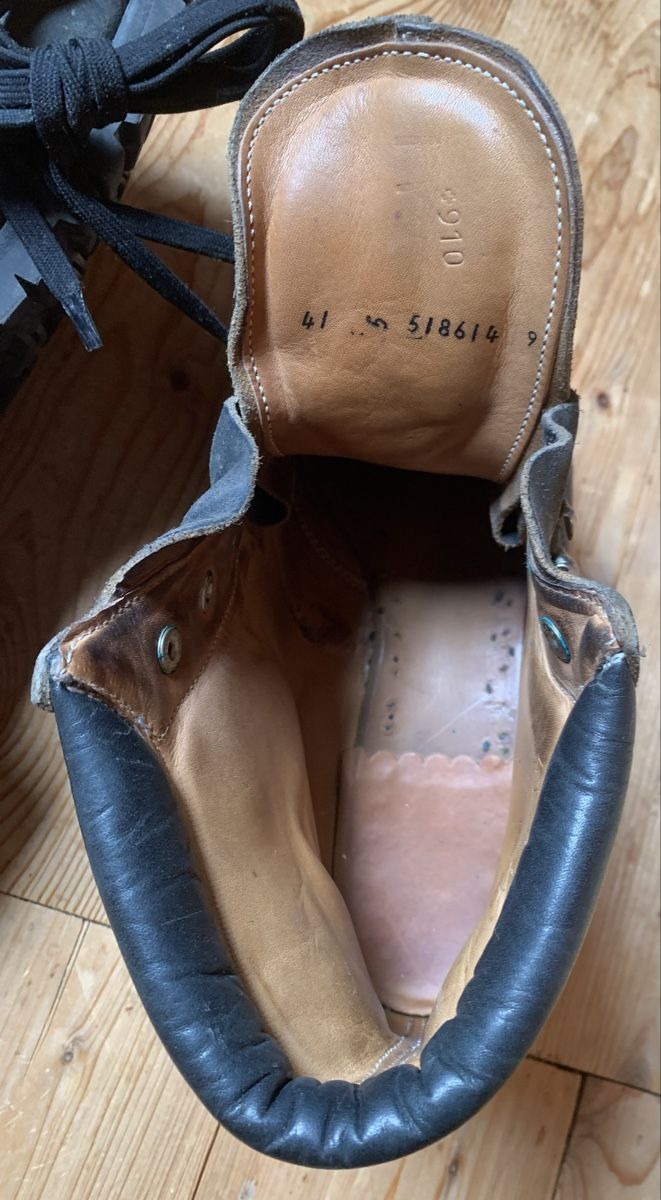 Schweizer Armee Scarpe da uomo: Gebirgsschuhe der CH Armee Grösse 41/5 – Usato da Goldingen venduto da Bergler012 5