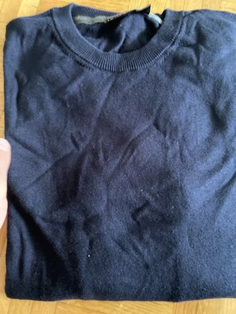Herren Pullover Livergy dunkelblau Rundhals guter Zustand