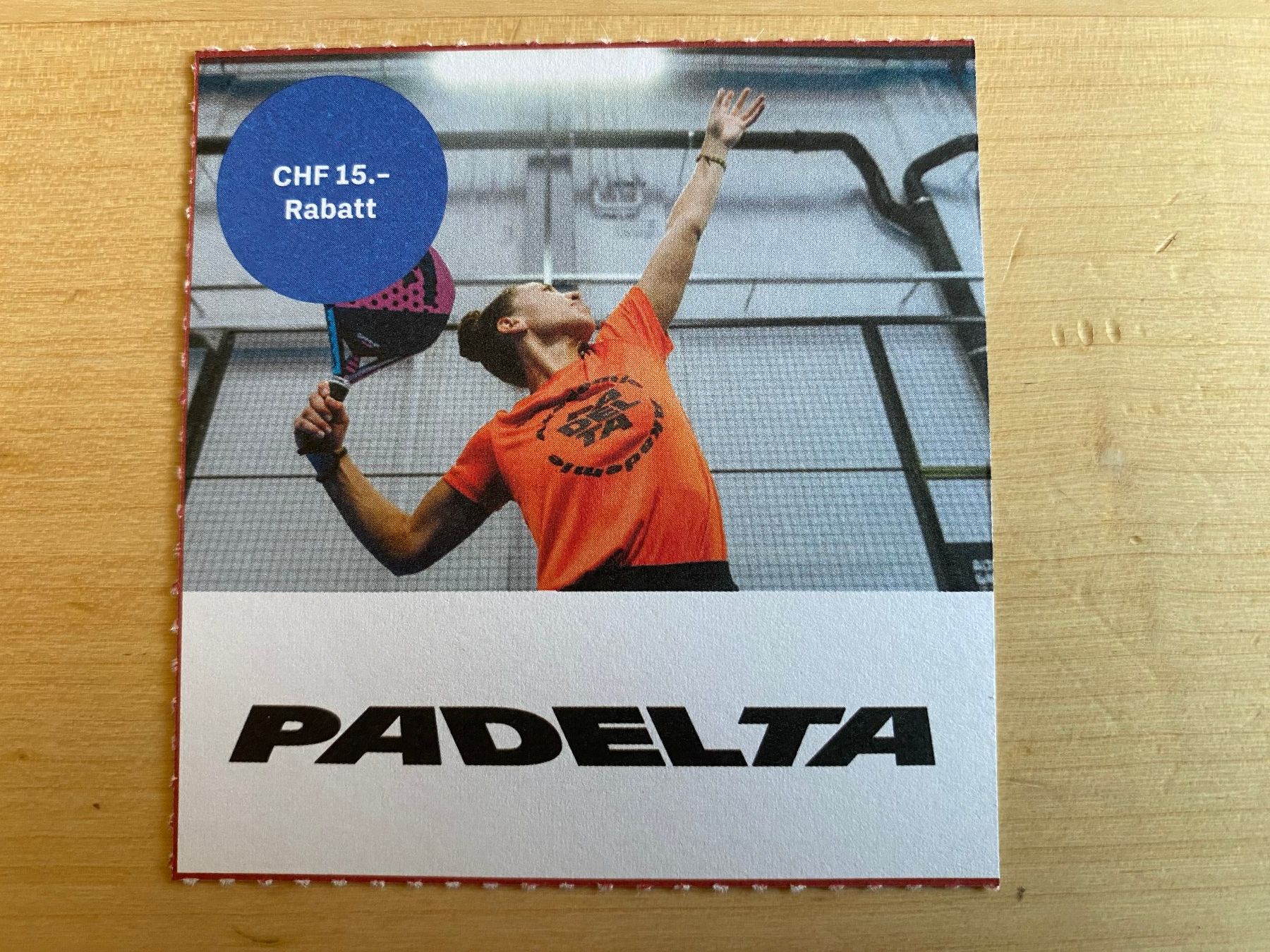 Gutscheine: Gutschein CHF 15 PADELTA – Neu (gemäss Beschreibung) aus deitingen von popcorn02
