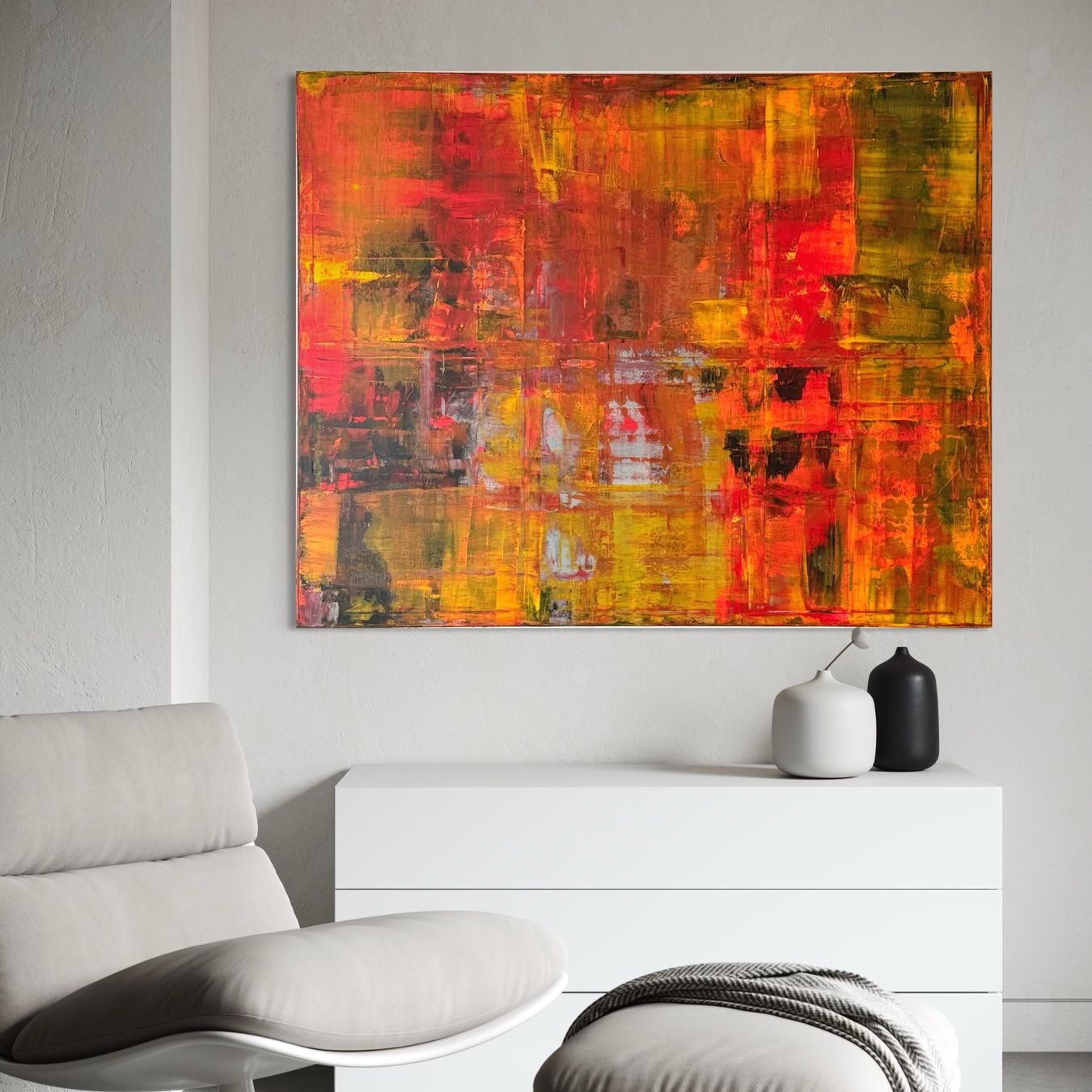 Dipinti: Einzigartiges Gemälde, abstrakte Kunst 150x120cm – Nuovo e nell'imballaggio originale da Berikon venduto da nimmo 4