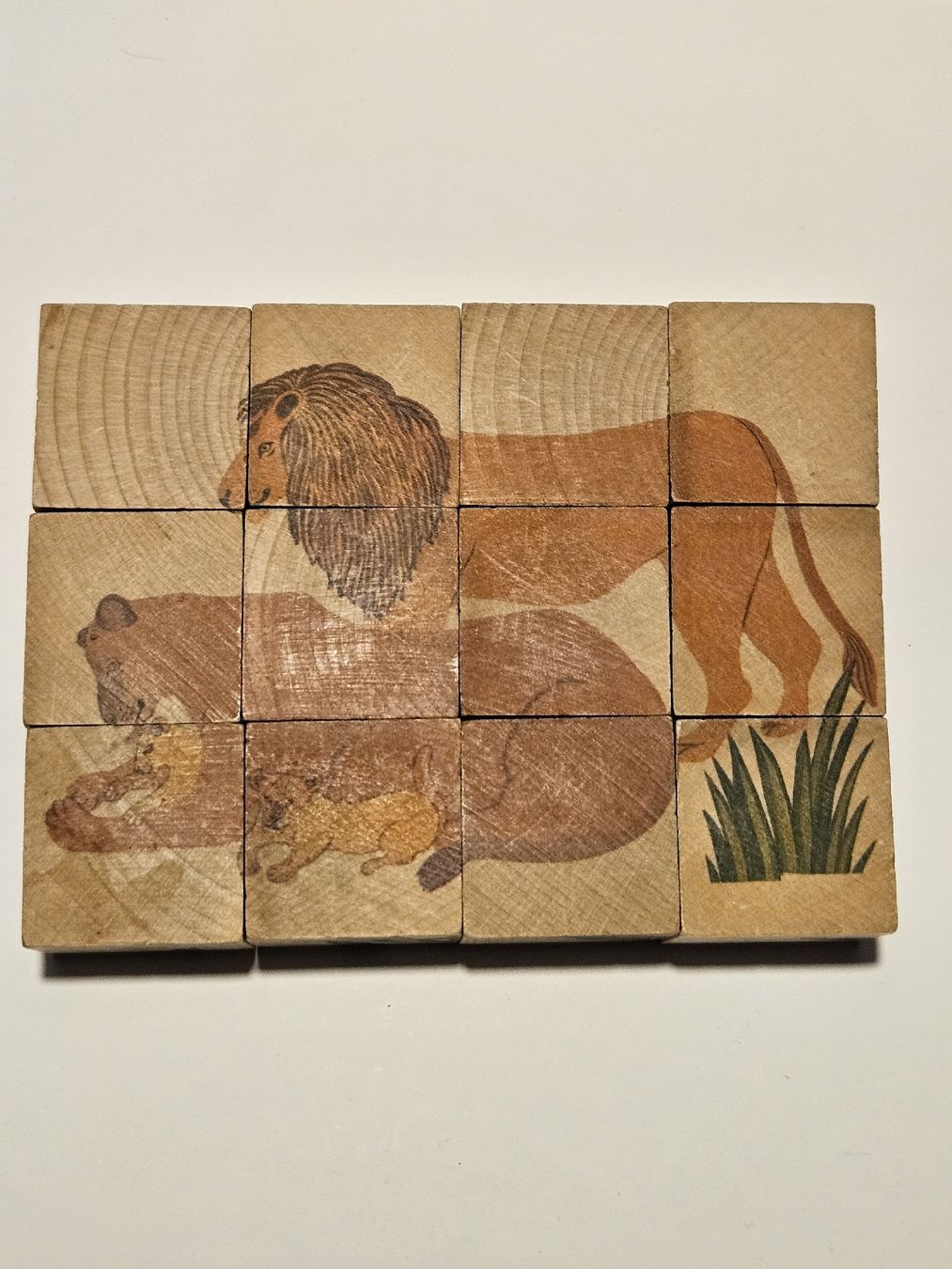 Puzzles: 6x Holz-Klötzli-Puzzle Tiere / #WT18 – Gebraucht aus Oberdorf BL von BaldenEagle 3