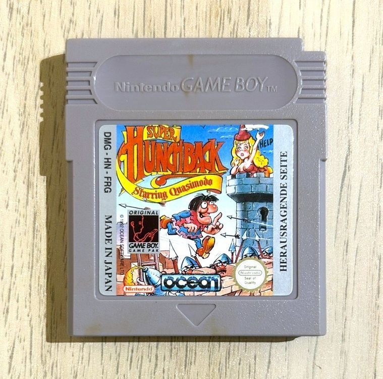 Nintendo Giochi: Super Hunchback starring Quasimodo Gameboy – Usato da St. Gallen venduto da Alpine.Arcade