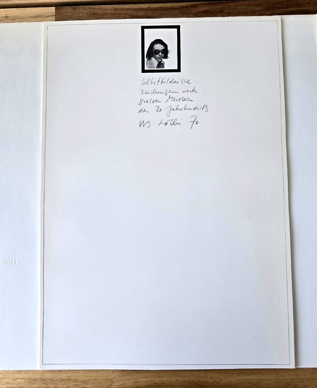 Foto & Immagini: Urs Lüthi, 1970 Mappe. – Usato da Zürich venduto da Rinatin