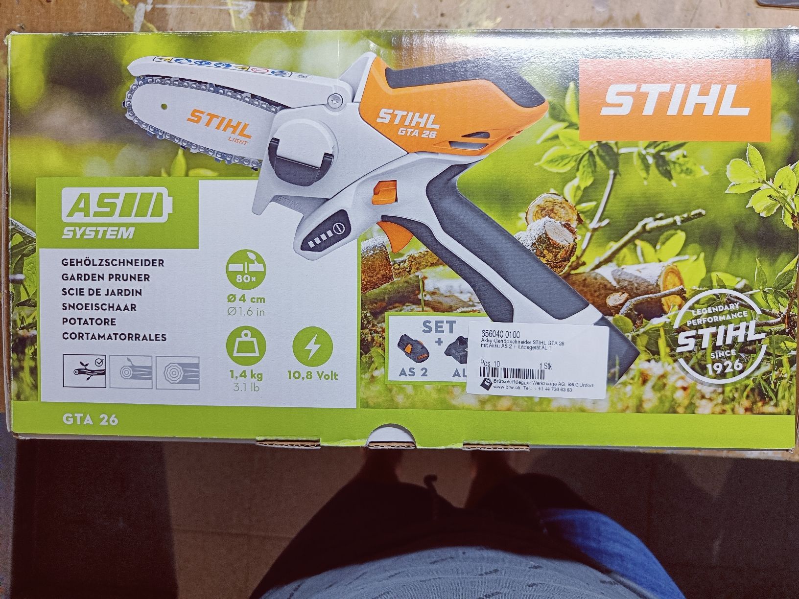 Stihl Sägen: Stihl GTA 26 Gartenschere gebraucht  – Gebraucht aus Zufikon von Clittwin