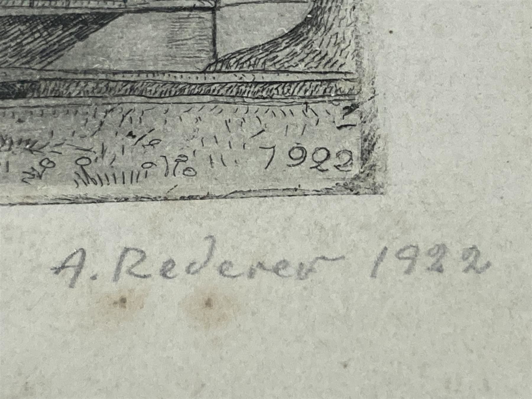 Foto & Immagini: REDERER A. Radierung signiert 1922 – Usato da Bern venduto da Jwpm66 2
