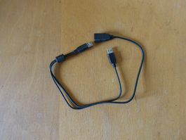 USB Typ A Spezial-Kabel (m-m-f Weiche)