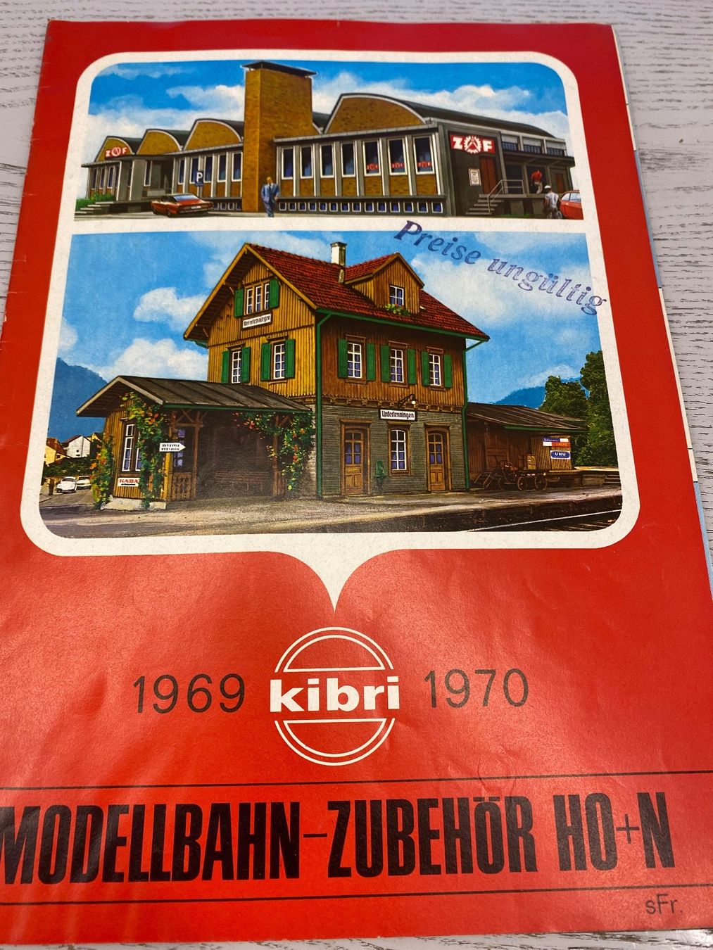 Documenti: Kibri Katalog 1969/1970 – Usato da Lupsingen venduto da New-Haven