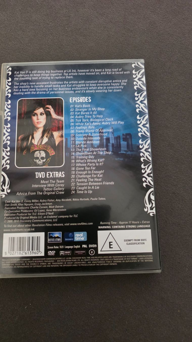Tutti i DVDs: LA Ink saison 3 Kat Von D – Usato da Bionnens venduto da Meg011 1
