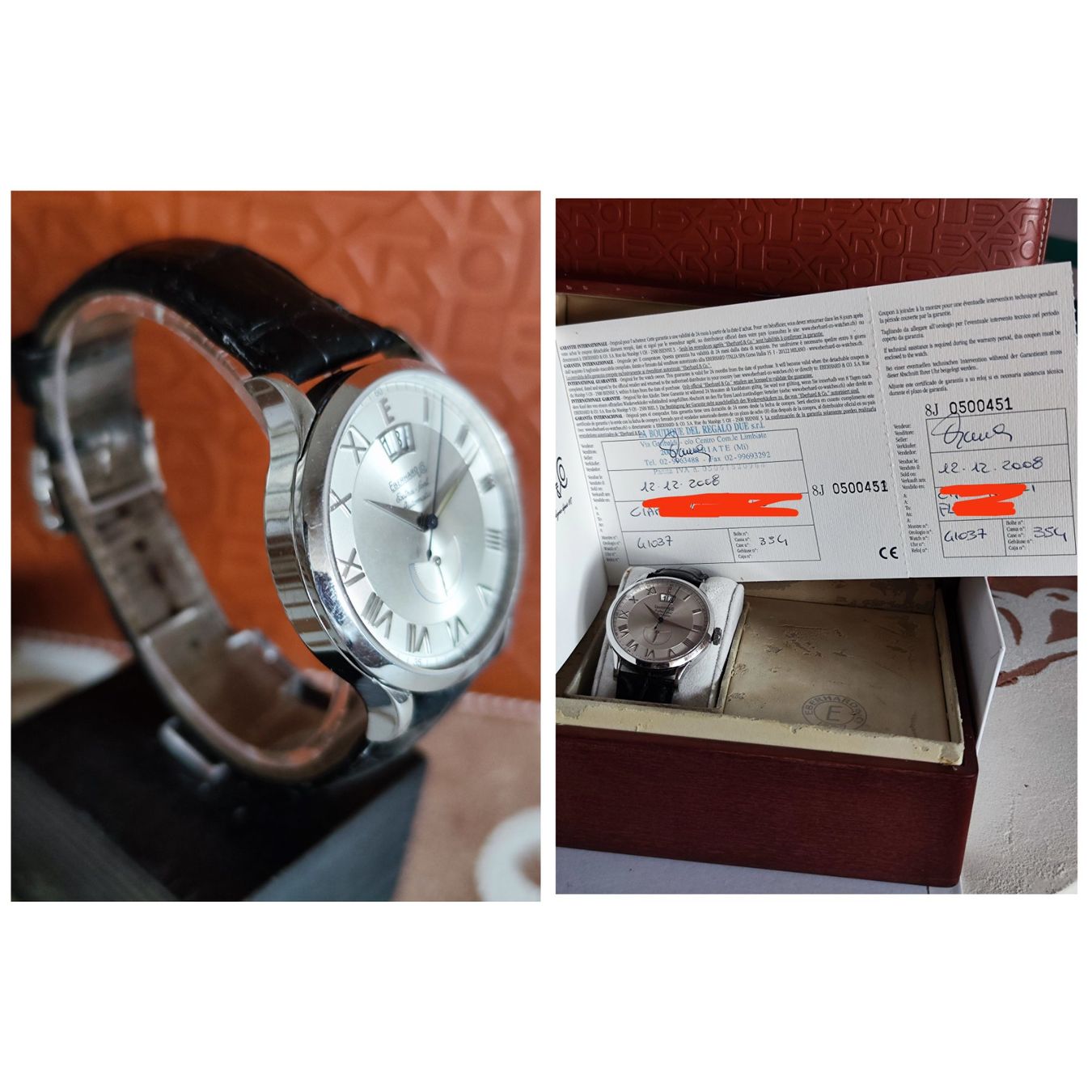 Eberhard & Co. Montres: Eberhard Extra Fort ref. 41037 – D'occasion à Lugano par Franci1718 3