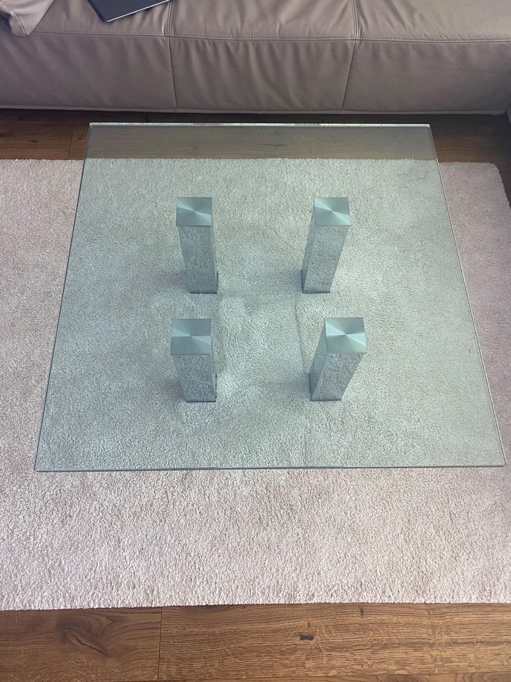 Tavoli: Designer Couch / Salontisch aus Glas – Usato da Schmerikon venduto da AlbaB