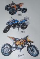 Lego - Motorräder/Quad  Geländesport: 9392 / 42007 / 42063