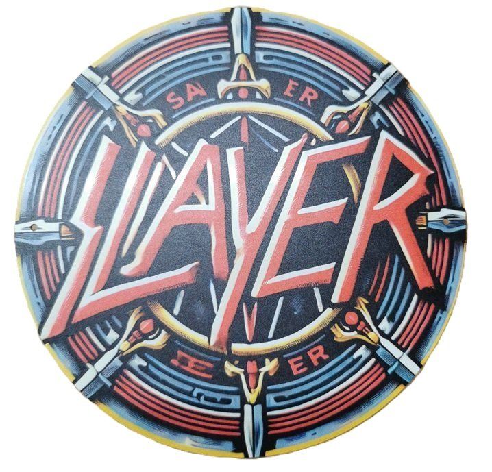 Insegne: SLAYER - Blechschild  (neu/OVP) – Nuovo e nell'imballaggio originale da Wilen b. Wollerau venduto da morethanmusic