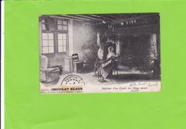Intérieur d'un Chalet des Alpes suisses--CHOCOLAT KLAUS