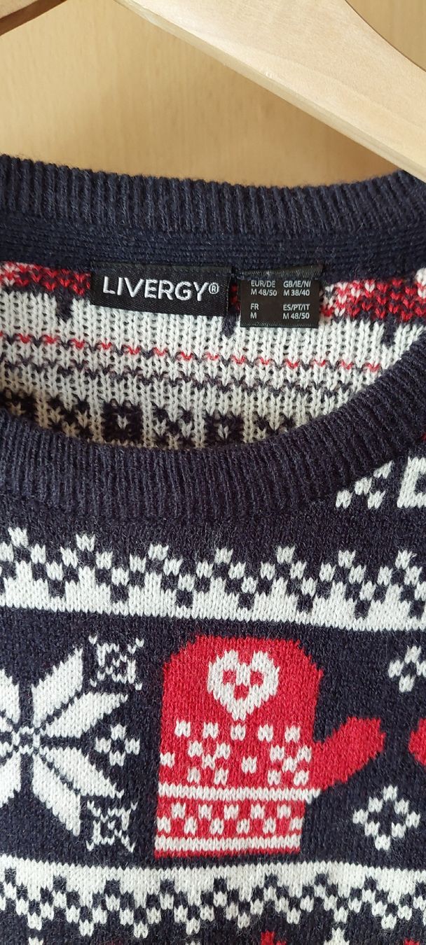 Maglioni & Felpe: Weihnachtspullover ugly christmas blau rot Grösse M  – Usato da Schmidrüti venduto da Novemberchind 1