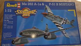 Revell Me 262 A-1a & P-51 B Mustang Combat Set 1:72 nuovo
