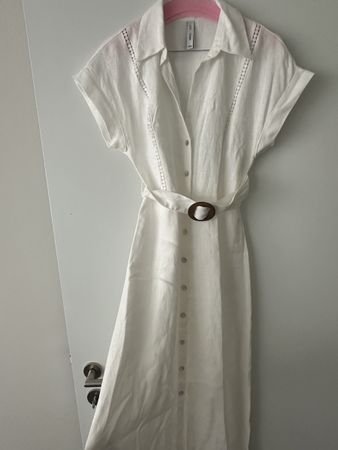 Leinenkleid von Mango - Grösse 34
