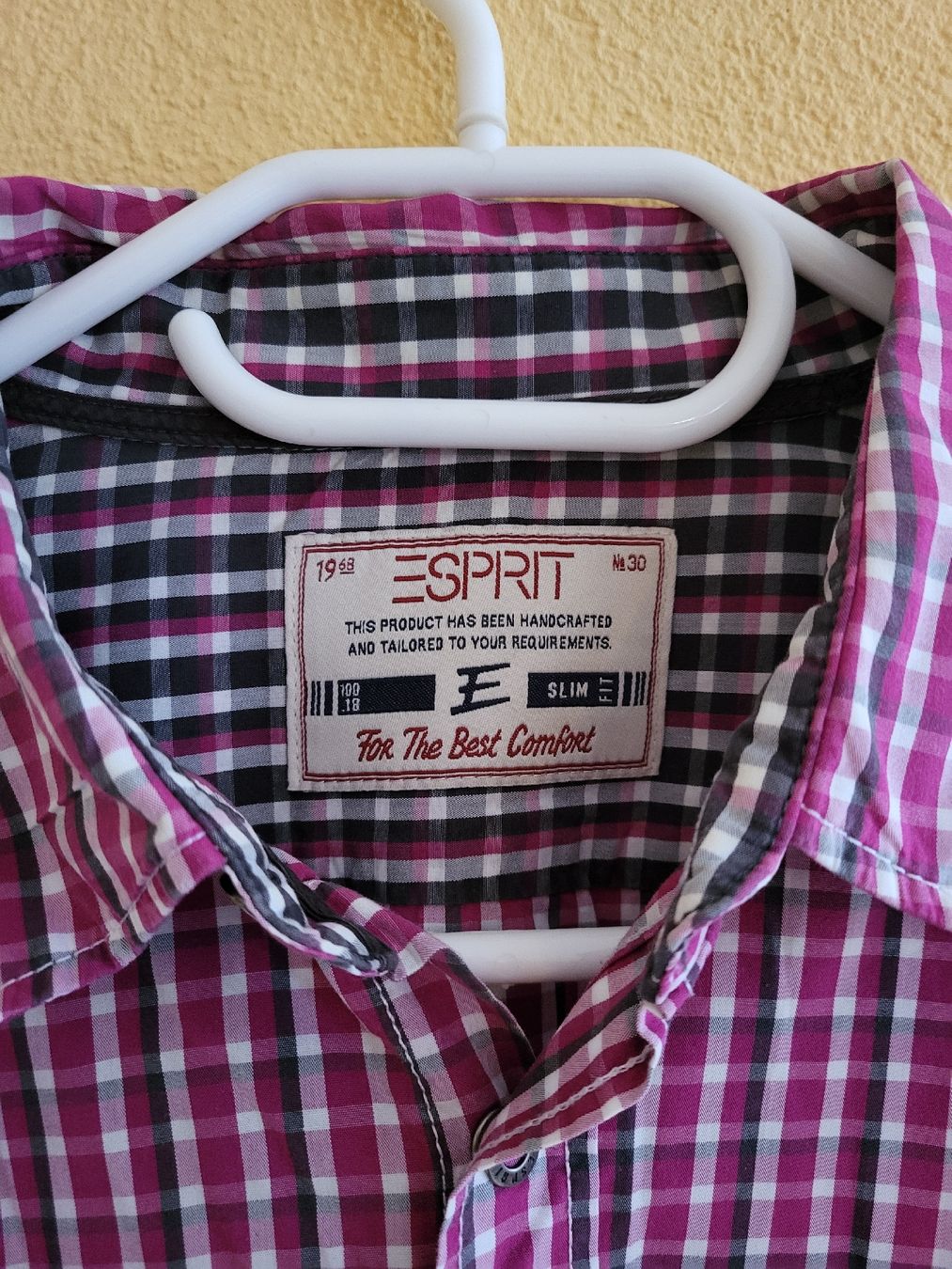 Esprit Camicie: Esprit Hemd Karo Slim Fit Grösse XL – Usato da Bettmeralp venduto da ra_jo_9 2