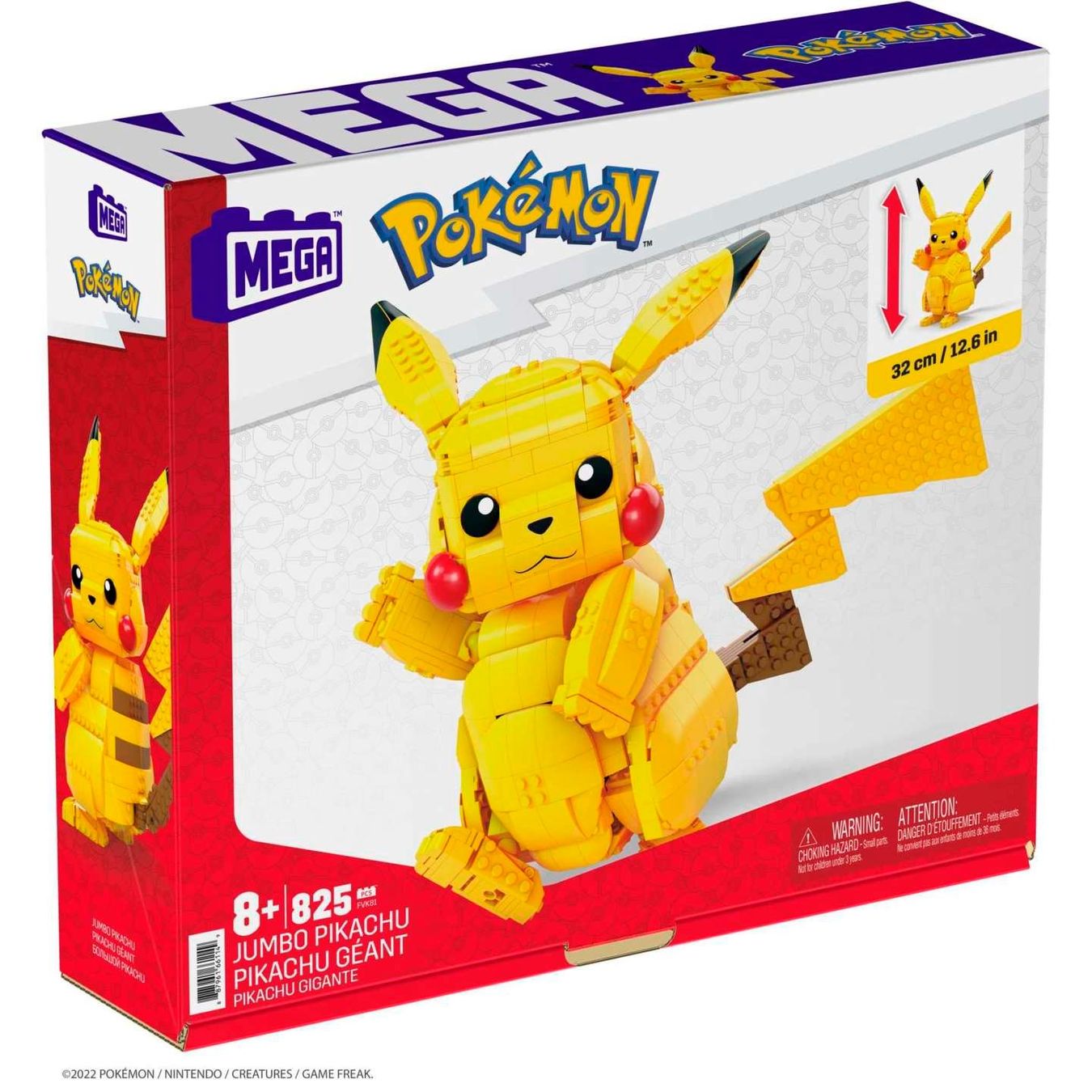 Mega Baukästen: Mega Construx Pokémon Jumbo Pikachu FVK81 – Neu und originalverpackt aus Basadingen von NekoBricks 5