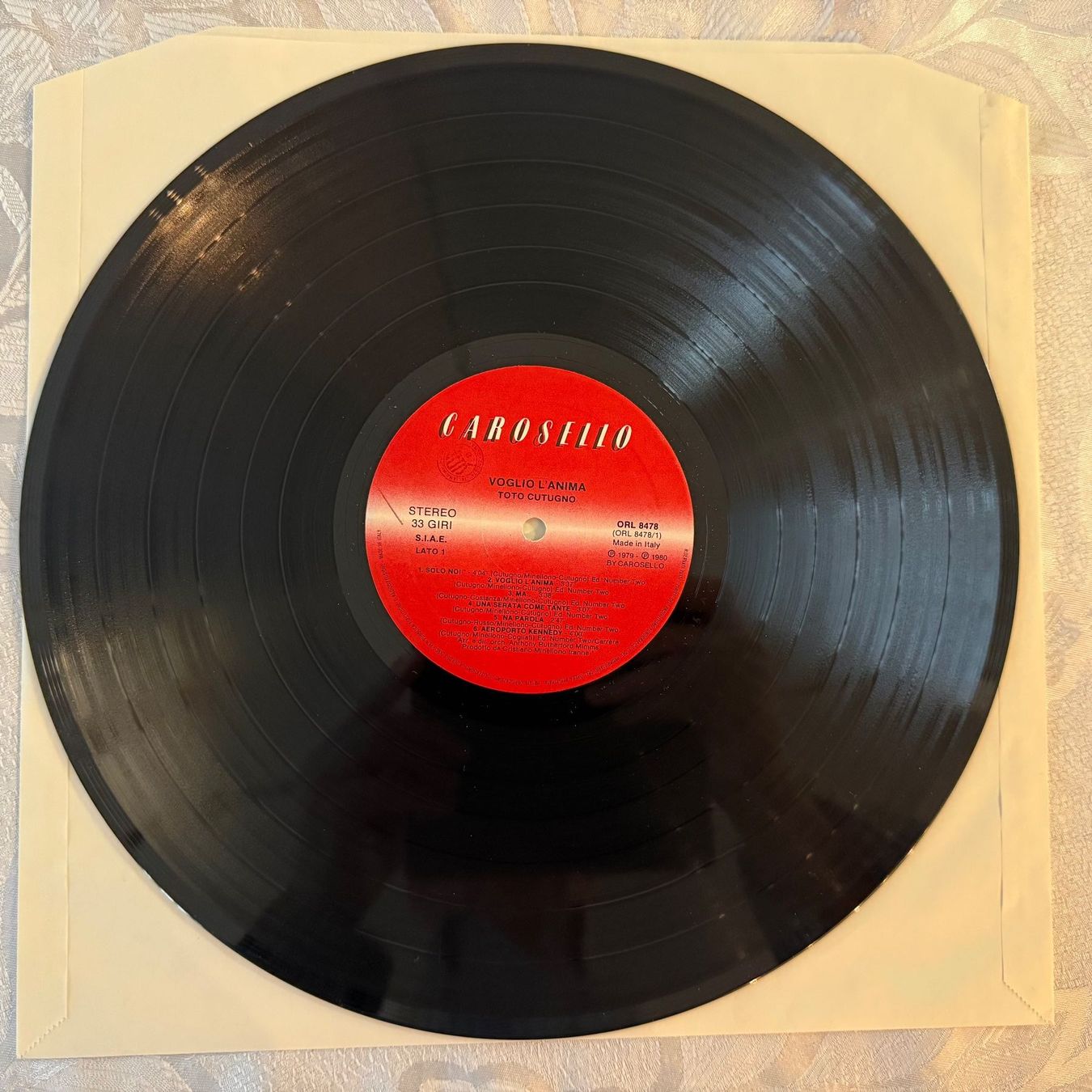 Schallplatten: TOTO CUTUGNO - VOGLIO L`ANIMA – Gebraucht aus Zürich von fehlton 2