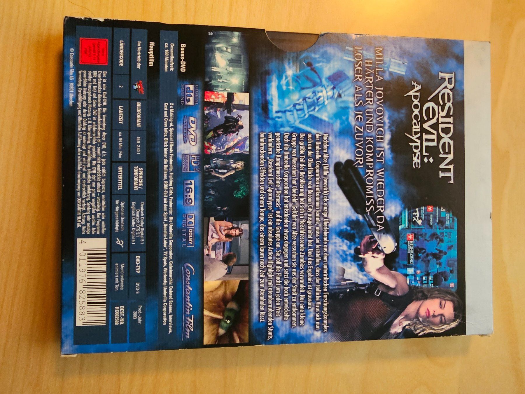 Tutti i DVDs: Resident Evil: Apocalypse (DVD Extended Premium Edition) – Usato da Gebenstorf venduto da eldric 2