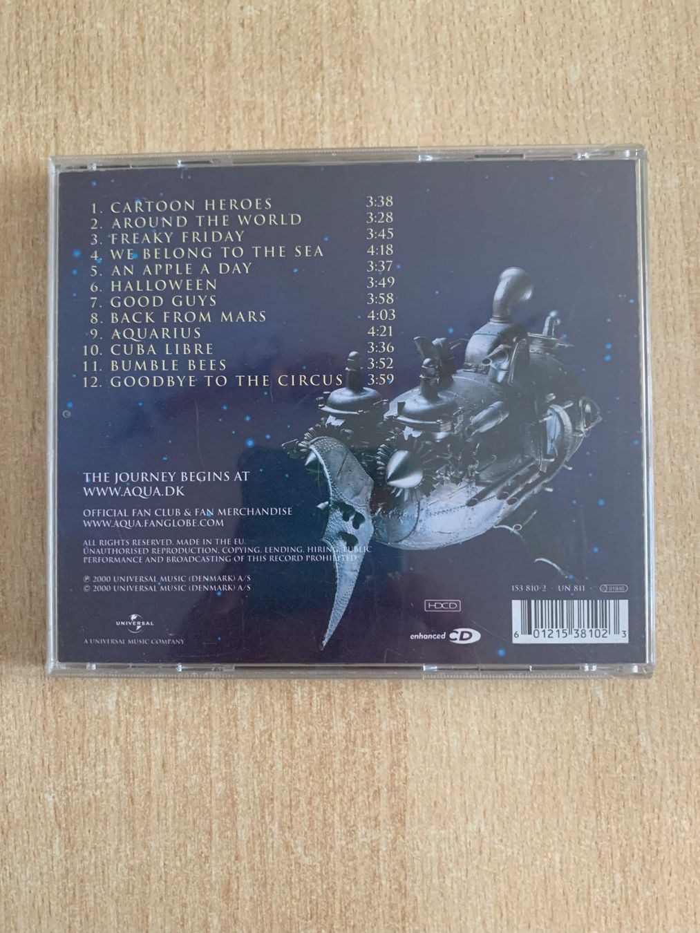 CD: Aqua - Aquarius (CD) – Usato da Reinach BL venduto da con_ync2 1