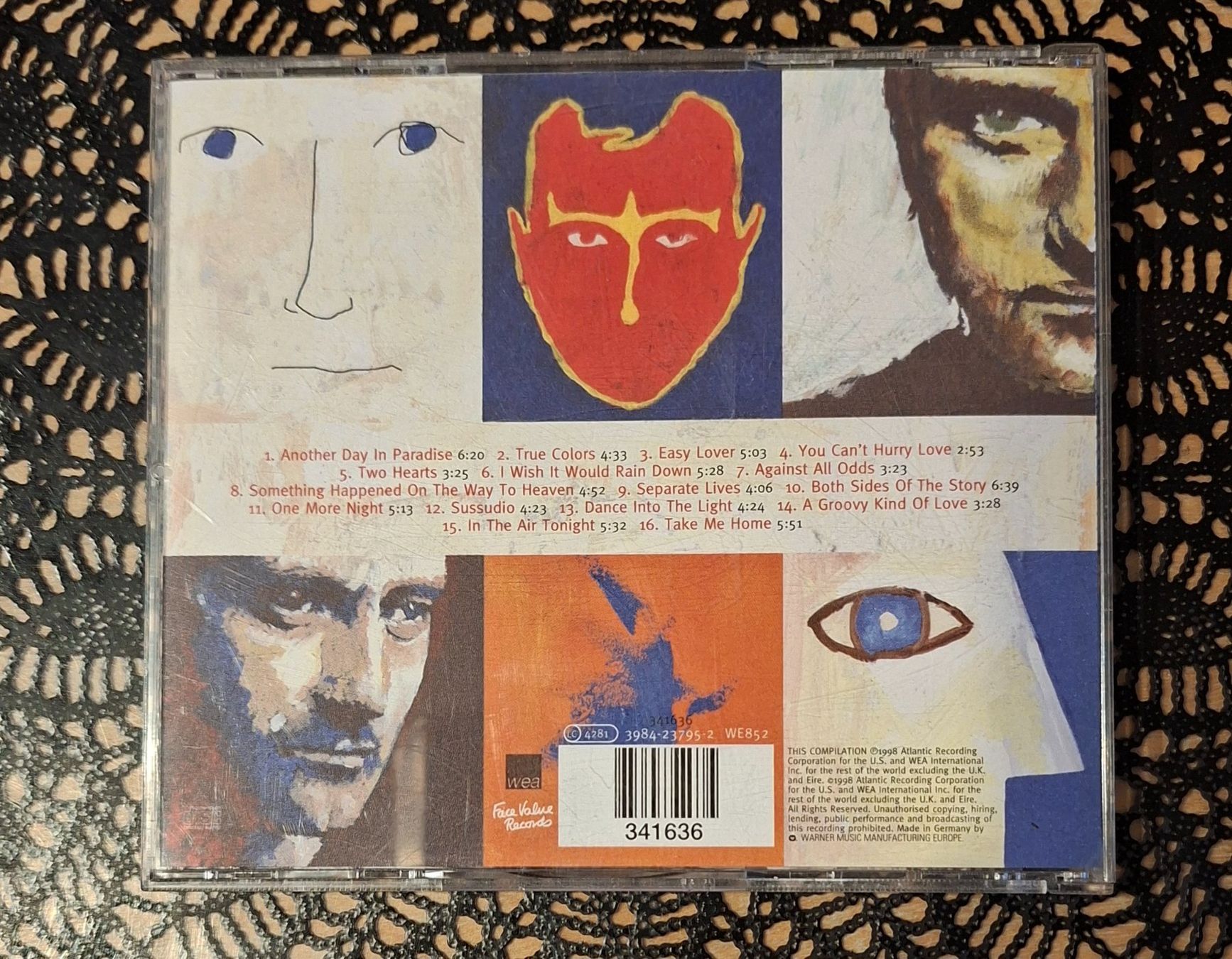 CDs: Phil Collins - Hits, UK Pop Rock CD Album 1998 – Gebraucht aus Schönenberg TG von breiti12 1