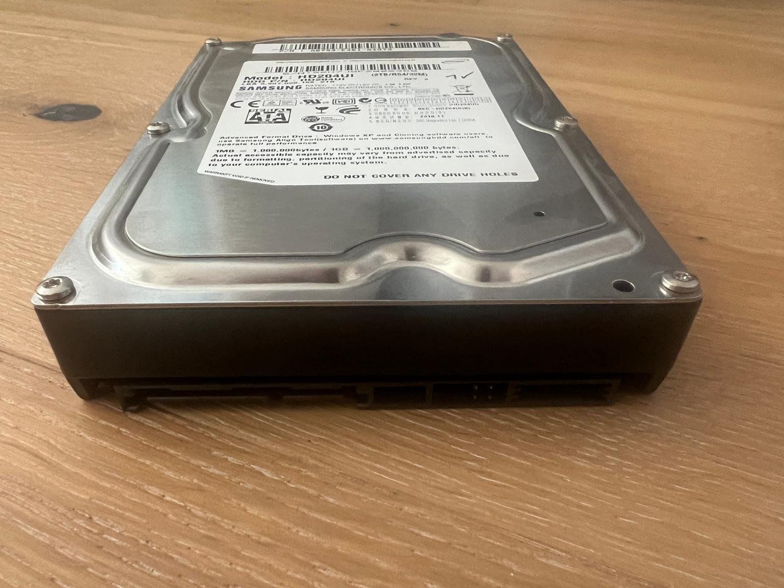 Samsung Harddisks: Festplatte 2TB Samsung HDD SATA – Gebraucht aus Oftringen von elnino22 1