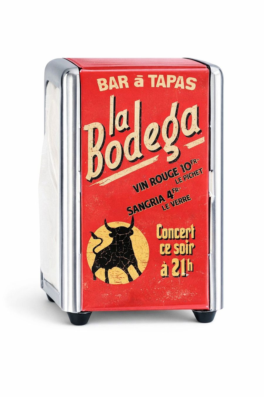 Tutte le decorazioni: La Bodega Tischset + Serviettenhalter Set – Nuovo (secondo la descrizione) da Fully venduto da VaneaSelection 2