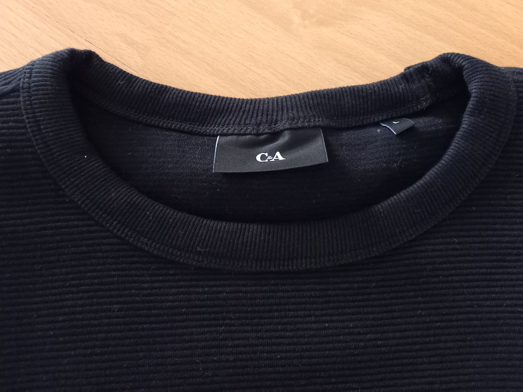 C&A Maglioni & Felpe: Schwarzer Herren-Pullover von C&A, Grösse M/L – Usato da Obernau venduto da Corolli 2