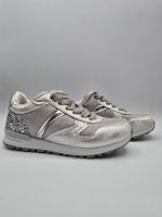 Mädchen Sneakers "Sogr" Grünland Silber Glitzer Gr. 31 Neu
