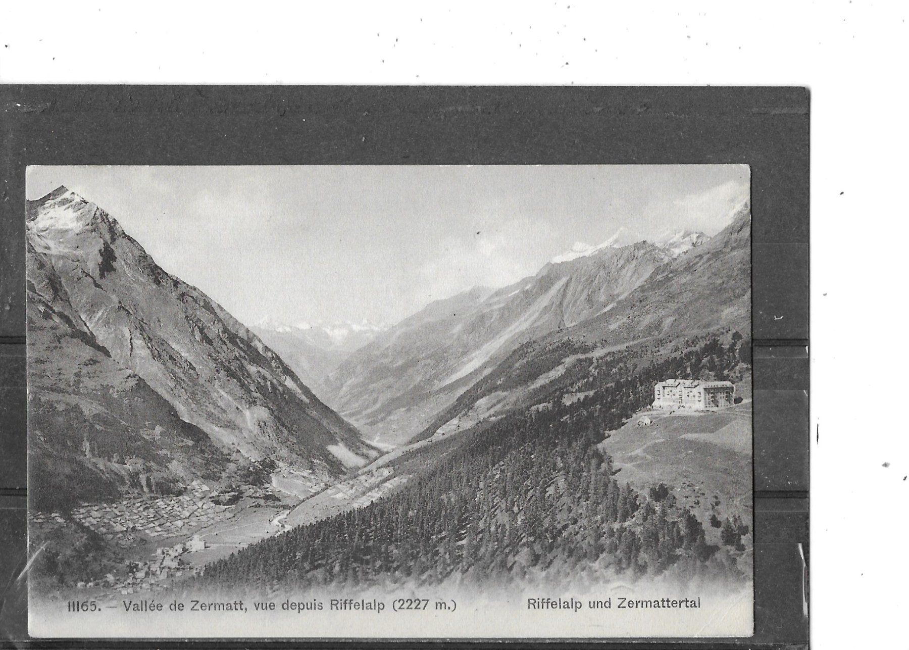 Cartoline postali: VS Riffelalp und Zermattertal – Usato da Schocherswil venduto da Wilare