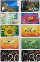10 diverse Schweizer Prepaid Telefonkarten