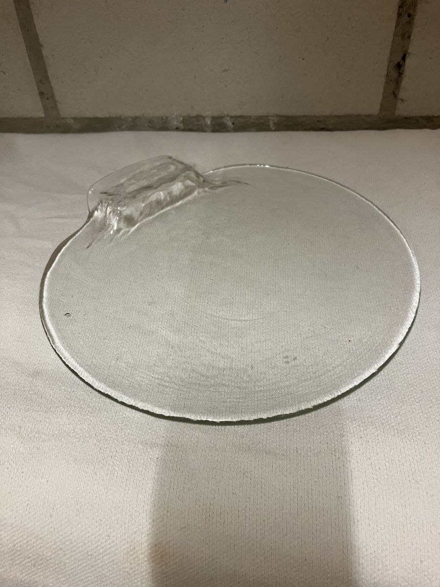 Piatti di portata: Glasteller mit “Griff” - Durchmesser ca. 21cm – Usato da Wettingen venduto da BAG4478