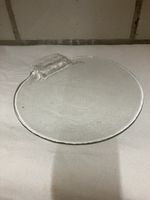 Glasteller mit “Griff” - Durchmesser ca. 21cm