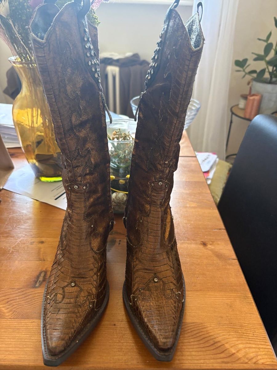 Scarpe da donna: Bottes de cowboy originales style serpent, taille 37 – Usato da Lausanne venduto da Magdalene30 3
