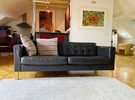 Echt Ledersofa braun
