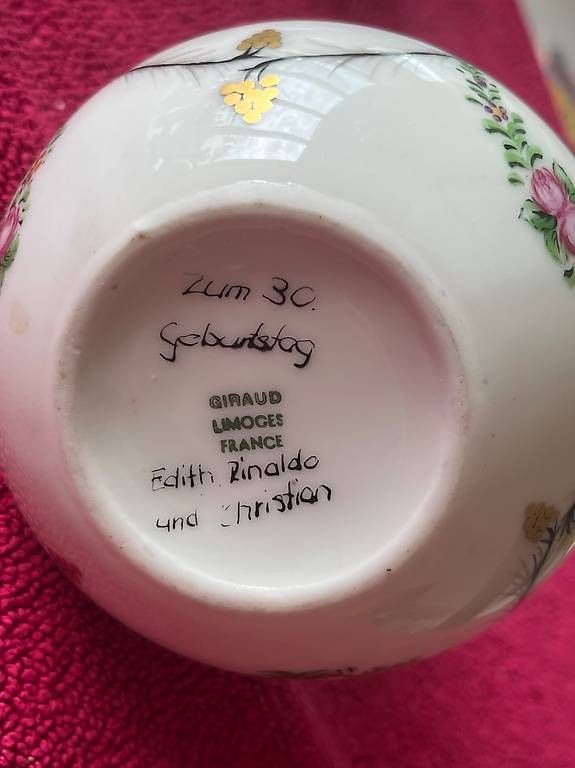 Vasi & Recipienti: Limoges Giraud Henkelvase – Usato da Basel venduto da pat_yp5k 1
