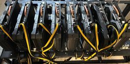 Mining Rig, 8 GPU voll funktionsfähig no LHR