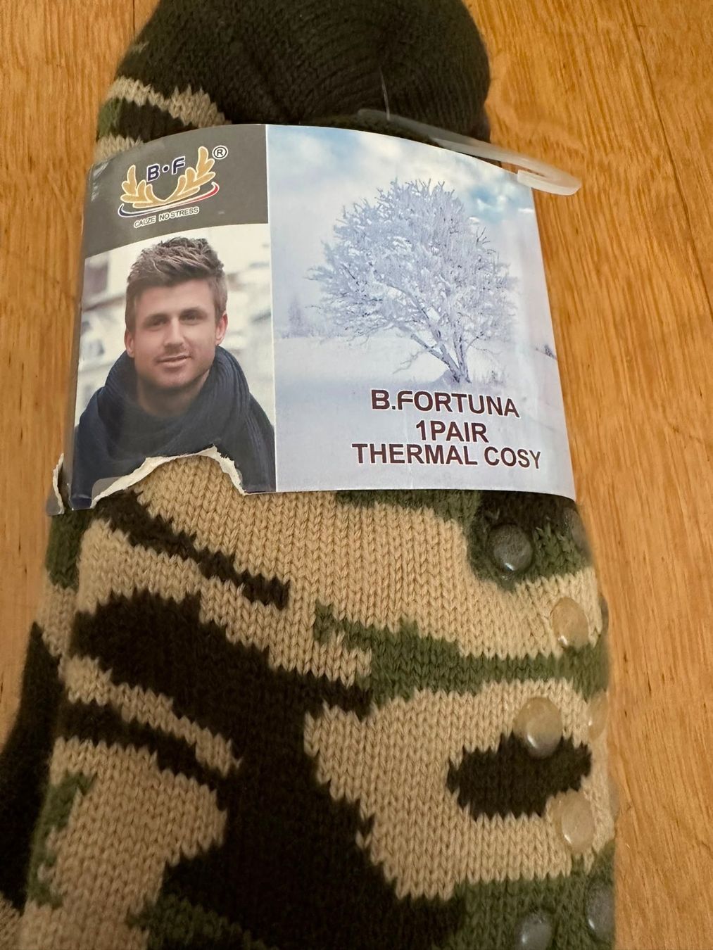 Calze: Thermosocken Camouflage Einheitsgrösse neu – Nuovo e nell'imballaggio originale da Bern venduto da womiman 1