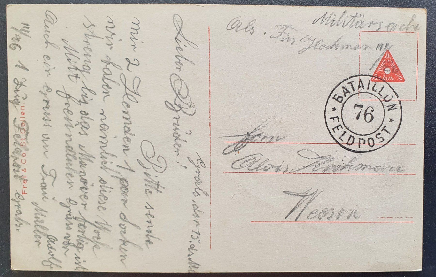 Cartoline postali: Grabs um 1910 – Usato da Kreuzlingen venduto da Rschweiz1 1