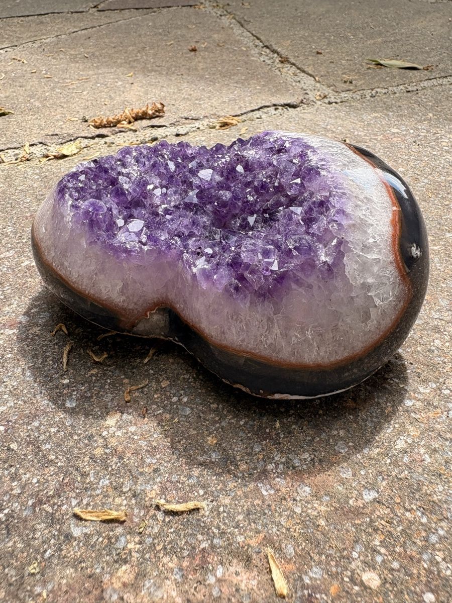 Minerali & Pietre curative: Amethyst in Herzform – Usato da Erlenbach ZH venduto da K0f2iY 1