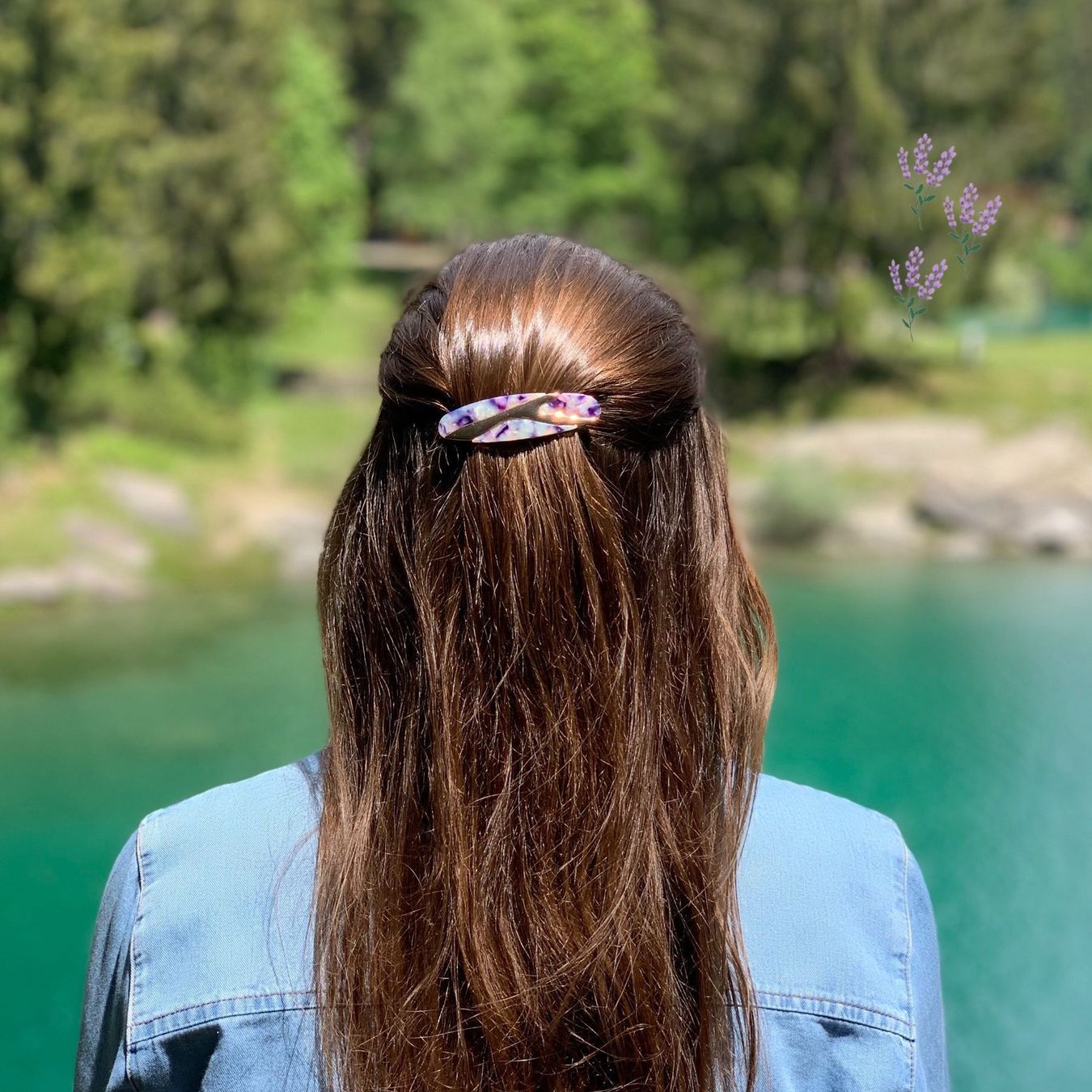 Accessori per capelli: Lavender :: Hairclip Haarspange – Nuovo (secondo la descrizione) da Horgen venduto da missistore 2