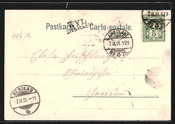 Cartoline postali: AK Wil, Bahnhofstrasse mit Geschäft – Usato da Berlin venduto da bartko-reher 1