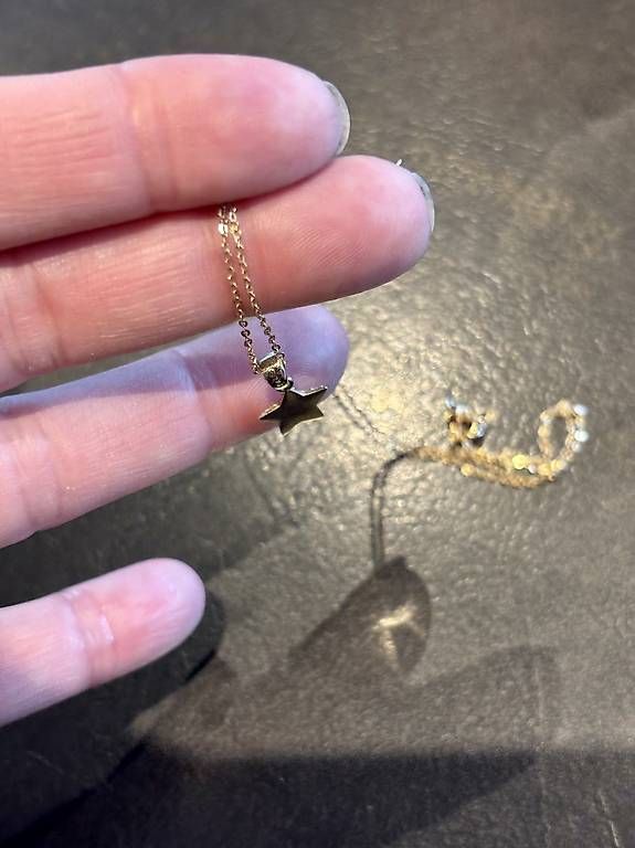 Catenine: Chaîne en or pendentif étoile – Usato da Perroy venduto da barballalla 2
