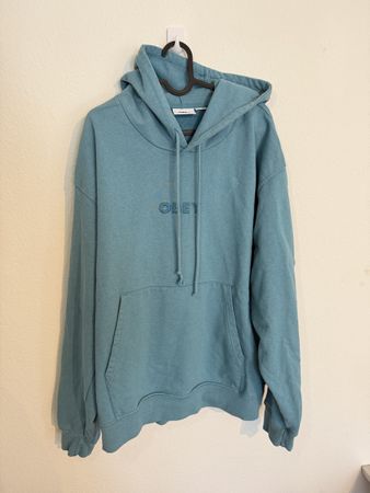 Orginal OBEY Hoodie Blau XL – Recycled Streetwear Logo