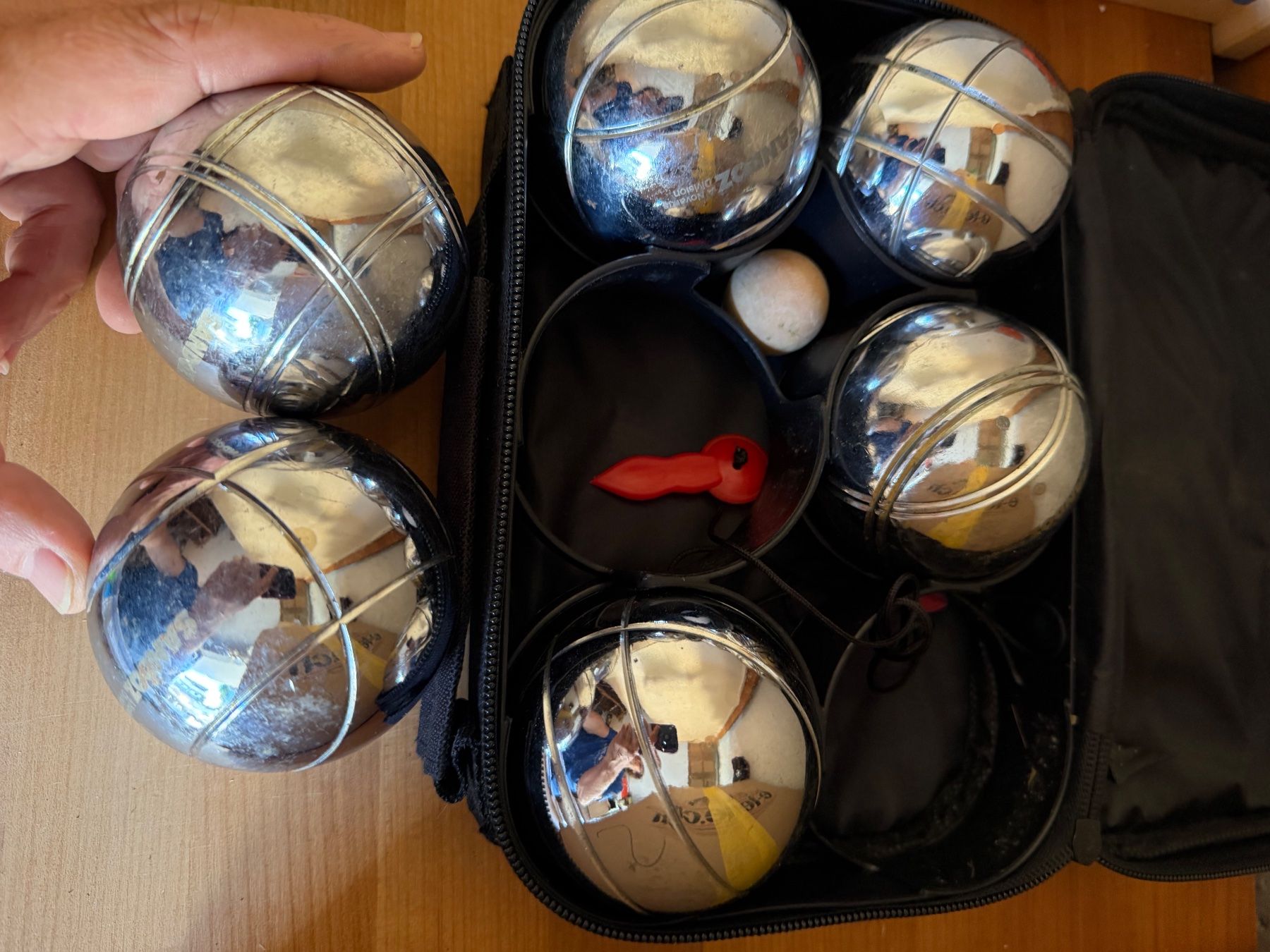 Giochi: Boule Set 6 Kugeln mit Tasche gebraucht – Usato da Nussbaumen AG venduto da normajeanbaker 2